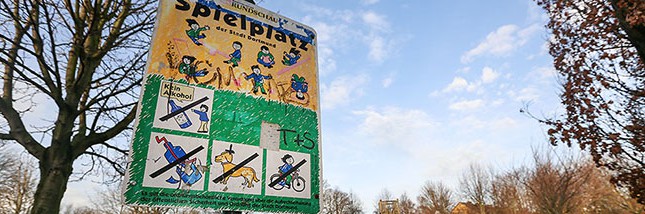 Verein Kinderlachen spendet 100.000 Euro für die Sanierung von Kinderspielplätzen in der Nordstadtstadt. Der Spielplatz auf der Heroldwiese