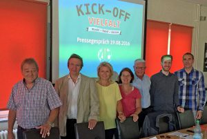 „Kick-Off Vielfalt“ ist das Motto des eintägigen Fußballturniers. Foto: Joachim vom Brocke