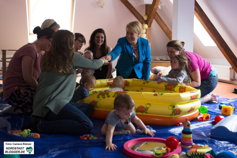 Bundesfamilienministerin Dr. Franziska Giffey besucht das ...