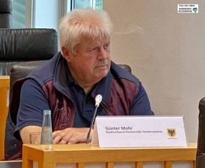 Günter Mohr vom Stadtverband der Dortmunder Gartenvereine