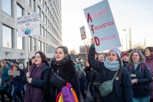 Seit Januar protestierten Millionen Menschen gegen die Alternative für Deutschland.