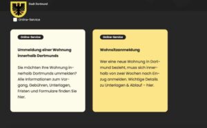 Unter dem Link am Ende des Artikels gibt es zahlreiche weitere Informationen und Materialien zur digialen Wohnsitzan- oder - ummeldung in Dortmund.